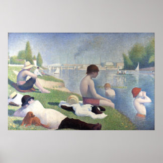 Bathers at Asnieres, Georges Seurat Poster