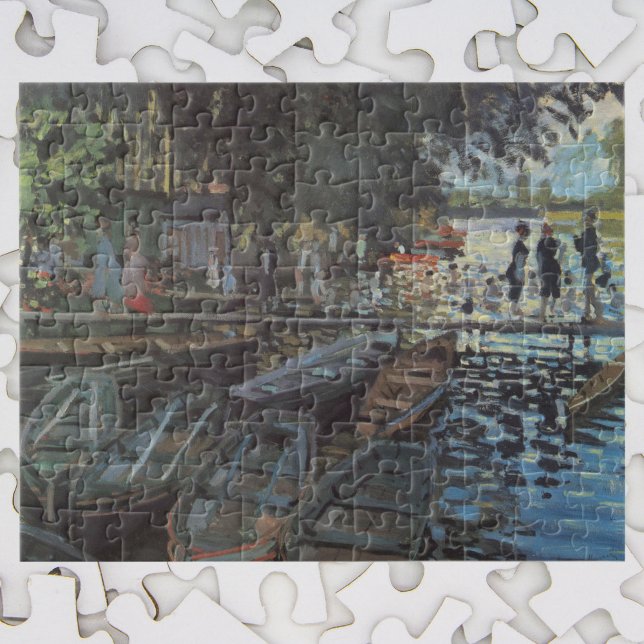 Bathers at La Grenouillère by Claude Monet Jigsaw Puzzle (Creator Uploaded)