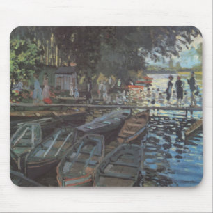 Bathers at La Grenouillère by Claude Monet Mouse Mat