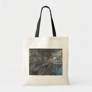 Bathers at La Grenouillère by Claude Monet Tote Bag