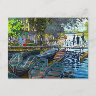 Bathers at La Grenouillere Claude Monet Postcard