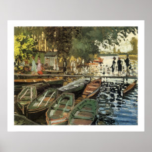 Bathers at La Grenovilliere Poster