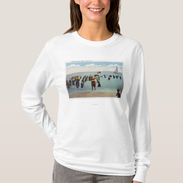 Bathers at the Beach T-Shirt (Front)