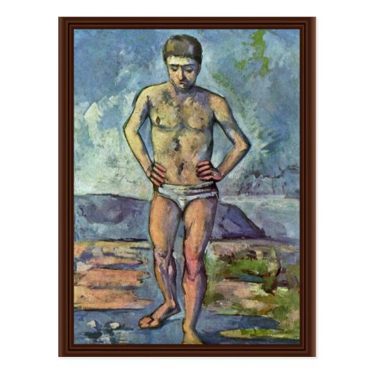 Bathers By Paul Cézanne (Best Quality) Postcard