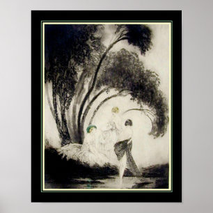 "Bathers" ca. 1926 by Louis Icart Poster