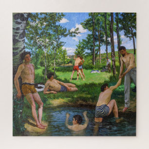 Bathers Frédéric Bazille Jigsaw Puzzle
