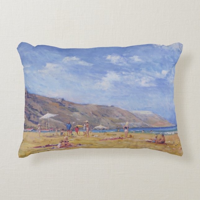Bathers Gozo Decorative Cushion (Front)