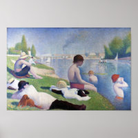Bathers in Asnieres, Seurat