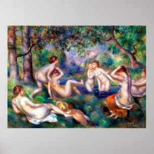 Bathers in the Forest Poster
