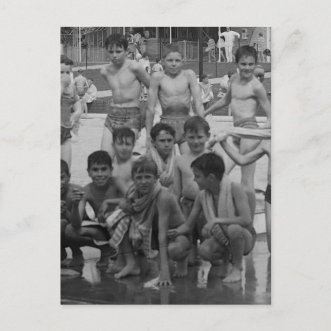 Bathers Postcard (Front)