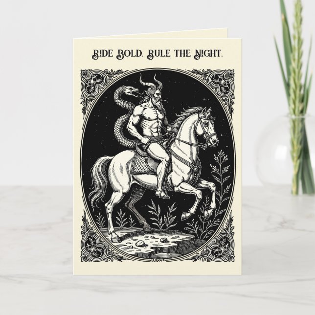 Bathin A Dark Legend on the Pale Steed Card (Front)