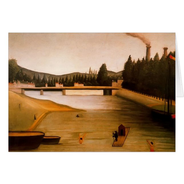 Bathing at Alfortville by Henri Rousseau (Front Horizontal)