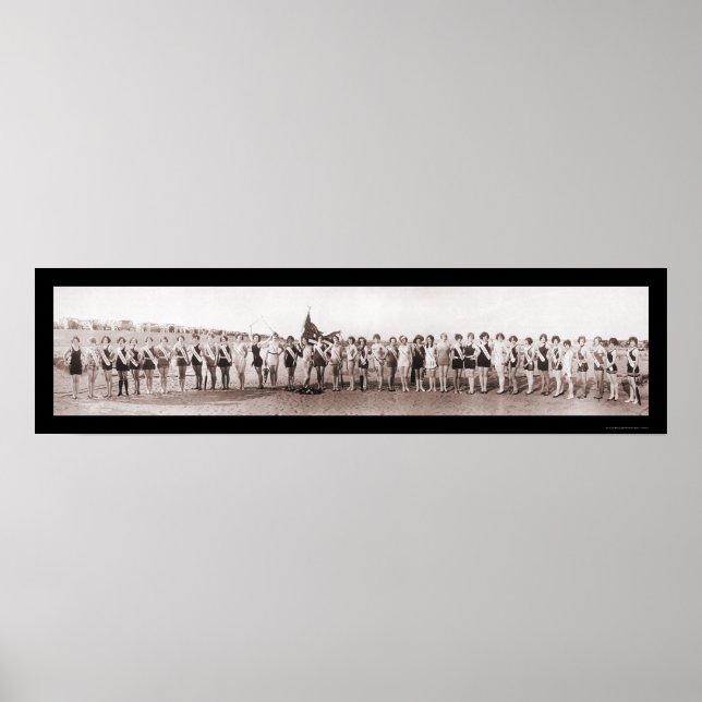 Bathing Beauties Galveston Photo 1926 Poster (Front)