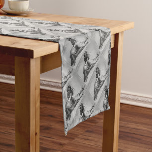 Bathing Beauties - turn of the century beach dress Short Table Runner