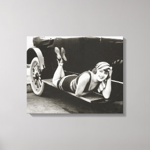 Bathing Beauty, 1918 Canvas Print