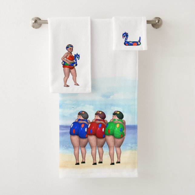 Bathing Beauty Beach Towel Set (Insitu)
