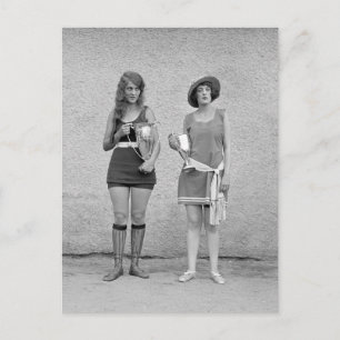 Bathing Beauty Contest, 1922 Postcard