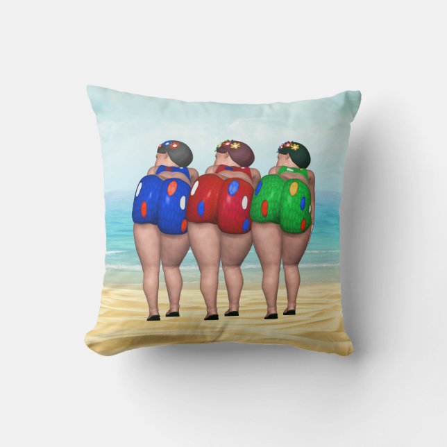 Bathing Beauty Pillows (Front)