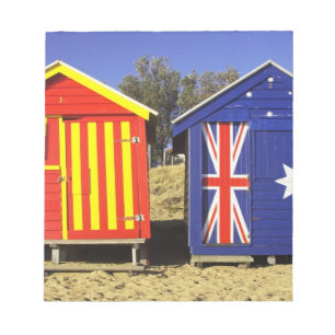 Bathing Boxes, Middle Brighton Beach, Port 2 Notepad