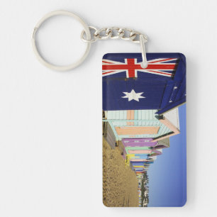 Bathing Boxes, Middle Brighton Beach, Port Key Ring