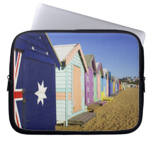 Bathing Boxes, Middle Brighton Beach, Port Laptop Sleeve