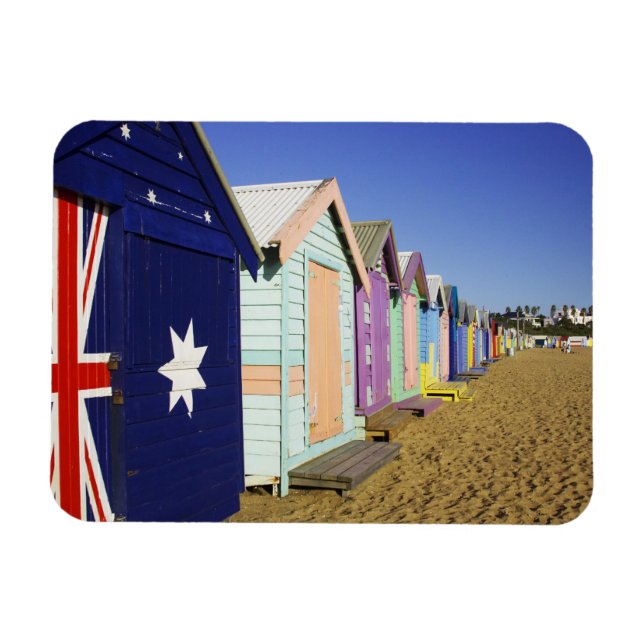 Bathing Boxes, Middle Brighton Beach, Port Magnet (Horizontal)