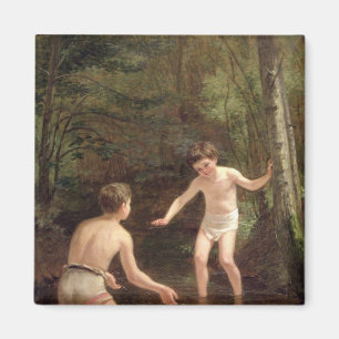 Bathing Boys, 1873 Magnet