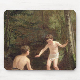 Bathing Boys, 1873 Mouse Mat
