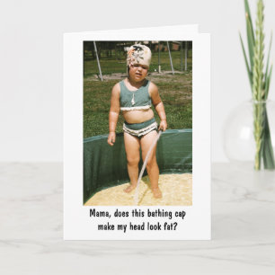 Bathing Cap Card