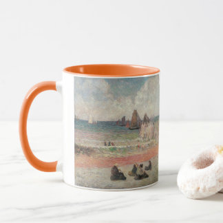 Bathing Dieppe by Paul Gauguin, Vintage Fine Art Mug