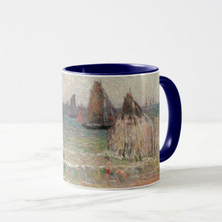 Bathing Dieppe by Paul Gauguin, Vintage Fine Art Mug