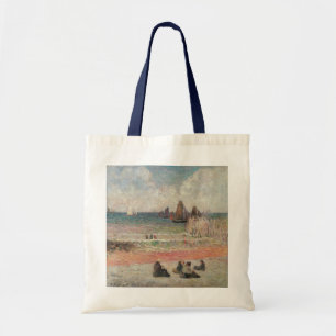 Bathing Dieppe by Paul Gauguin, Vintage Fine Art Tote Bag