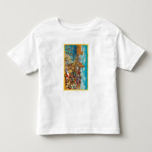 Bathing in the Lagoon, Long Beach Toddler T-Shirt