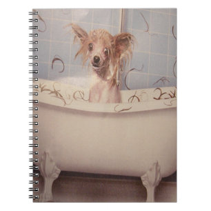 BATHING PUPPY NOTEBOOK