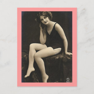 Bathing Suit Model Postcard