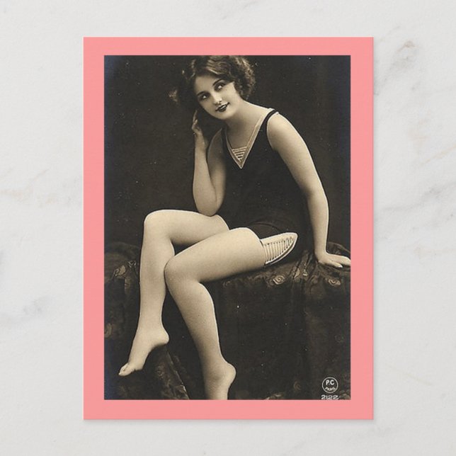 Bathing Suit Model Postcard (Front)