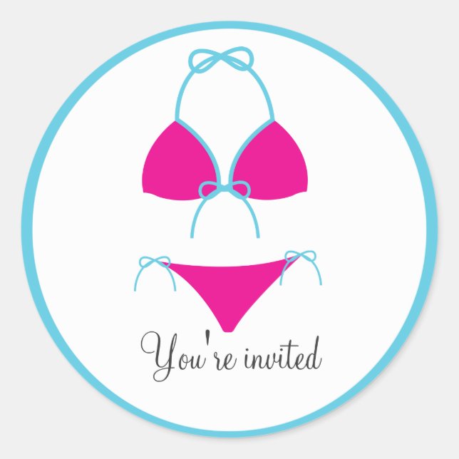 Bathing Suit Stickers (Front)