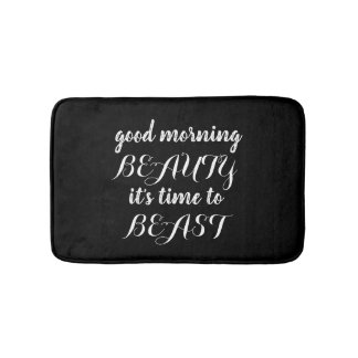 Bathmat - Beauty Beast Black