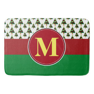 Bathmat, Custom Monogram Template Bath Mat