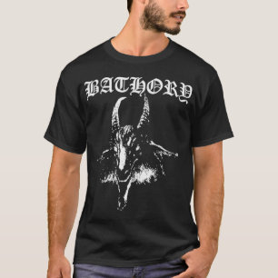 Bathory Band Vintage Goat Black Metal T-Shirt