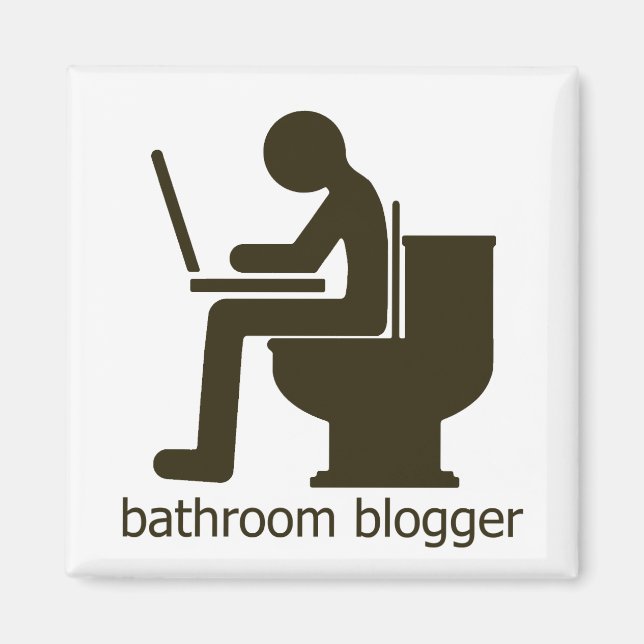 Bathroom Blogger Griege Magnet (Front)