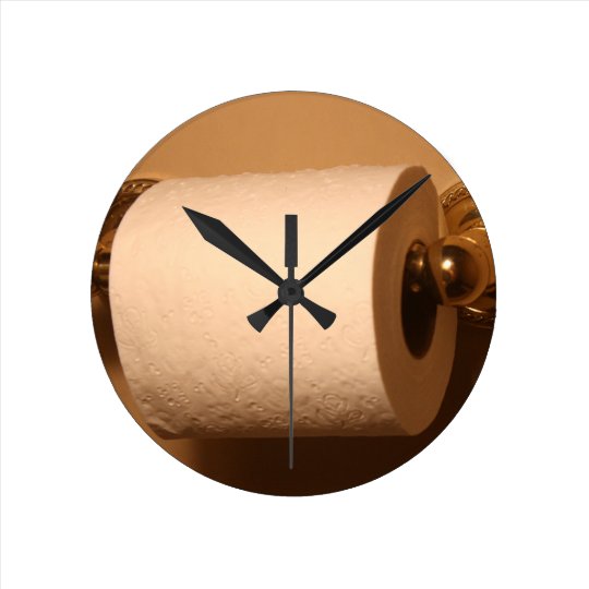 Bathroom Clock Zazzle.co.uk