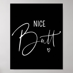Bathroom Decor Nice Butt Funny Wall Quotes