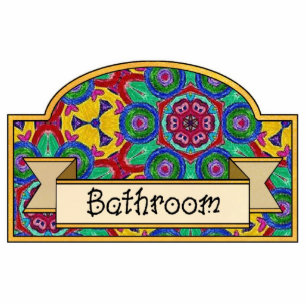 Bathroom - Decorative Sign Photo Sculpture Decoration