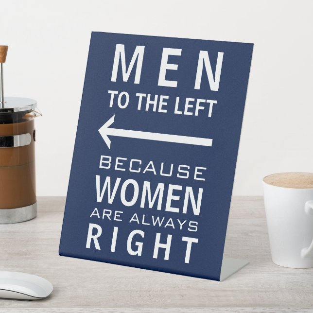 Bathroom Direction Sign Funny Toilet Tabletop Sign (In SItu)