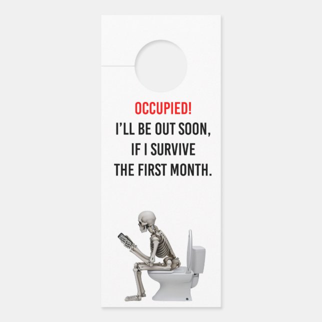 Bathroom Door Hanger (Front)