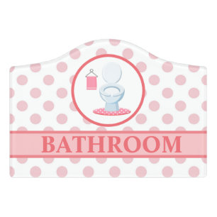 Bathroom Door Sign