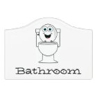 Bathroom Door Sign