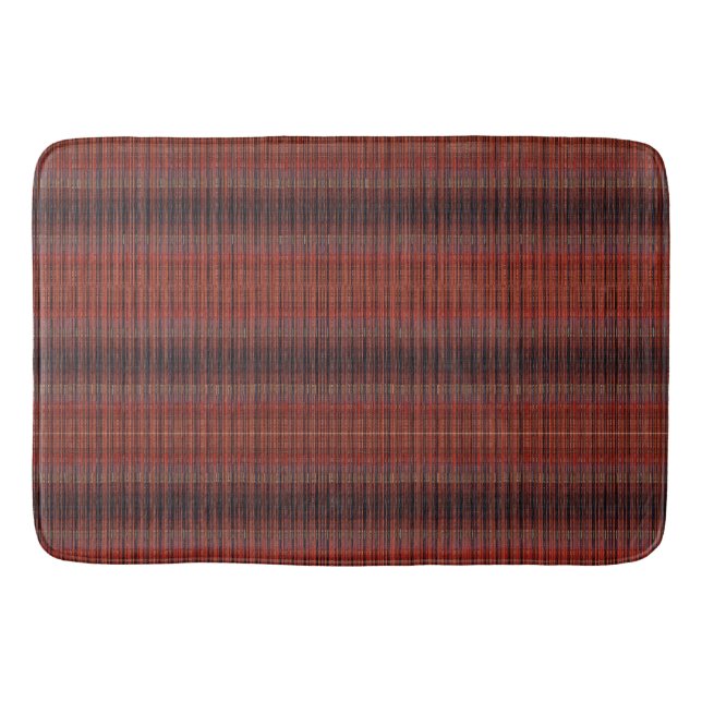 Bathroom Floor Matt with Red and Black HAMbyWG Bath Mat (Front)