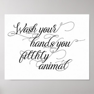 Bathroom Humor Art Poster